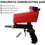 Pistolet de sablage portable 90 psi pour enlever la peinture, les taches, la rouille et nettoyer les surfaces