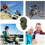 YAVO-EU 3 Cagoule Masque Moto Unisexe Visage Balaclava Sport Protection pour Ski Cyclisme Moto randonnée Camping Anti-poussière 