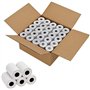 Papier thermique 2 1/4" x 15,2 m, Caisse enregistreuse POS Papier de reçu pour machine à cartes de crédit (50 rouleaux sans core