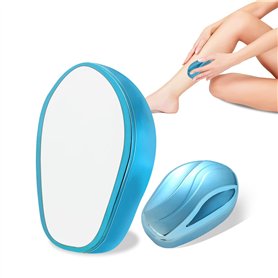 Épilation sans rasage Crystal Épilateur lavable Nano Épilateur pour homme et femme réutilisable Magic Crystal Pierre pour le cor