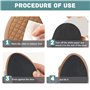 12 Pcs Semelle Antidérapante,Patin Antiderapant Chaussure,Semelles Antidérapantes En Caoutchouc de Silicone,Semelles AntidéRapan