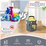 Panier De Nettoyage Avec PoignéE, Sac Pliable à Outils de Seau avec Plusieurs Poches, Rangement Produits Menagers Pliable，Panier