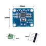 CJMCU-219 INA219 I2C Lot de 6 modules de capteur de courant CC bidirectionnel pour Arduino Raspberry Pi