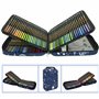QUER 120 Crayons Aquarellables professionnels pour adultes et enfants, Des mines de qualité supérieure, intensément Crayons de c
