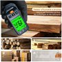 MESITOOL Humidimètre pour bois Détecteur d'humidité pour murs, bois, maçonnerie, plâtre (MT-19)