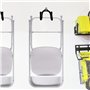 AUXPhome Lot de 4 supports de rangement muraux pour chaise, organiseur pliable et cintre, organisateur d'outils de garage pour l