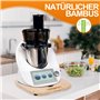 MUUKAIII Planche Coulissante pour Thermomix TM6 & TM5, Planche à glisser pour Thermomix TM6 TM5, Planche à roulettes en Bois de 