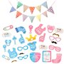 SamHeng Kit de Décoration de Douche de Bébé Nouveau-née
