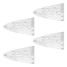 Lot de 4 modèles paraboliques multifonctionnels