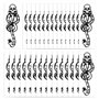 Lot de 30 Autocollants de Tatouage Temporaires - Crâne