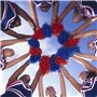 NYGGTYK Lot de 2 paires de bouquets de pom-pom girls colorés, avec filaments, accessoires de jubilation, convient pour les accla