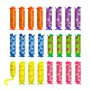 NYGGTYK Lot de 24 surligneurs en forme de bonbon - Multicolore - Large et rond - Fournitures scolaires - Cadeau pour enfants