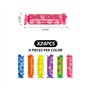 NYGGTYK Lot de 24 surligneurs en forme de bonbon - Multicolore - Large et rond - Fournitures scolaires - Cadeau pour enfants