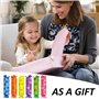 NYGGTYK Lot de 24 surligneurs en forme de bonbon - Multicolore - Large et rond - Fournitures scolaires - Cadeau pour enfants