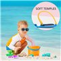 HDGSAFD Lot de 3 lunettes de soleil polarisées pour enfants - Lunettes de soleil polarisées - Protection UV - Lunettes de soleil