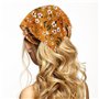Lot de 8 foulards floraux pour filles, foulard triangulaire pour femme, foulard d'été pour femme, serviette à nouer les cheveux,