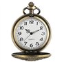 HDGSAFD Montre de poche vintage à quartz avec chaîne