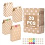 Ledebouk 20 Pièces Sac en Papier Kraft