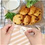 Ledebouk 20 Pièces Sac en Papier Kraft, Sachet Bonbons Anniversaire Colorés Sac Papier Cadeau avec 36 Autocollants Petit Cadeau 