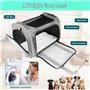 Sprifityy Sac de Transport pour Chat d'Extérieur Pliable et Respirant, Caisse Avec Matelas Souple pour Chat et Chien, Voyage en 