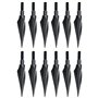 Namvo 6 pièces Pointes de flèche Pointes de flèche en Acier au Carbone Cible de Chasse en métal tir à l'arc Traditionnel 148 tir
