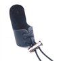 Namvo Lot de 2 doigts de tir à l'arc en cuir pour pouce et flèche pour la chasse - Noir