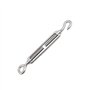Nuzamas Lot de 10 crochets et œillets M4, tendeur C à O, en acier inoxydable 304, kit de matériel pour câble métallique tension 