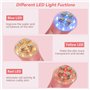 CARER SPARK Appareil Facial Radiofréquence Massager Facial anti-rides avec 3 Thérapies à la Lumière LED pour Réduire les Rides R