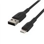 Belkin Câble Lightning (Câble Boost Charge Lightning vers USB pour iPhone, iPad, AirPods ; câble de recharge certifié MFi pour i