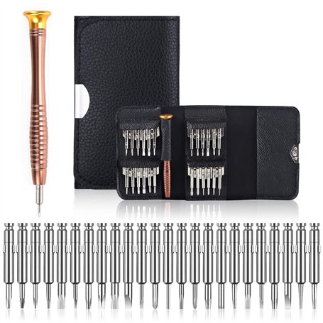 Vakki Tournevis Précision Mini 25 en 1 Kit de Tournevis Précision Outils de Réparation