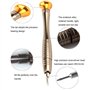 Vakki Tournevis Précision Mini 25 en 1 Kit de Tournevis Précision Outils de Réparation, Tournevis Outils Set étui en Cuir pour i