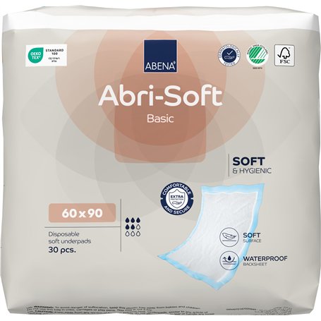 Abena Abri-Soft UU Alèse 1400 ml 60 x 90 cm 80 g 30 Pièces