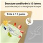 AMZCHEF Blender Portable - Mini Mixeur Sous Vide Pour Les Shake Et Les Smoothie - Forte Puissance De Coupe Avec 10 Lames, Rechar