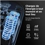 AMZCHEF Blender Portable - Mini Mixeur Sous Vide Pour Les Shake Et Les Smoothie - Forte Puissance De Coupe Avec 10 Lames, Rechar