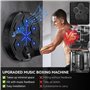 Machine de boxe musicale 5.0 intelligente Bluetooth améliorée - Montage mural - Équipement de frappe électronique - Équipement d