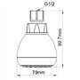 Douchette Pommeau de douche Economie DeauPommeau de Douche Haute Pression Shower Shower Shower