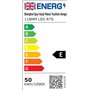 Generic R7s J189 Ampoule LED à intensité variable 50 W Lumière chaude 3000 K Ac230 V 4700lm à double extrémité J Projecteur LED 