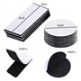 80 Pièces Scratch Autocollant Rond 5cm et 6cm Carré Scratch Autocollant Double Face Pastille Scratch Autocollant Scratch Autocol