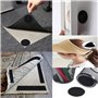 80 Pièces Scratch Autocollant Rond 5cm et 6cm Carré Scratch Autocollant Double Face Pastille Scratch Autocollant Scratch Autocol