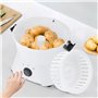 Éplucheur de pommes de terre électrique 85 W avec support de table – Éplucheur professionnel pour pommes de terre, pommes et car
