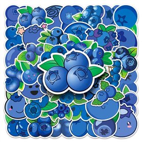 Lot de 50 autocollants Blueberry pour adolescents