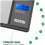 Casavello Balance de Cuisine Électronique de Haute Précision 500g/0,01g avec écran LCD, pour Bijoux Peser Petite Balance de La P