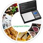 Casavello Balance de Cuisine Électronique de Haute Précision 500g/0,01g avec écran LCD, pour Bijoux Peser Petite Balance de La P