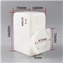 JWDAWN Réservoir d'huile hydraulique de pompe de levage CBD 0216003 pour empileur de transpalette électrique EP