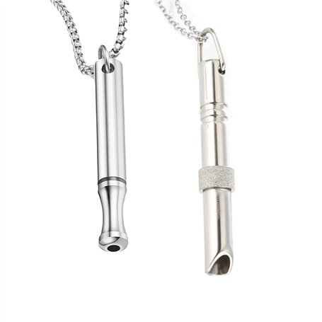 Uirheurd 2 Pièces Collier Respiration Anti Tabac Collier Respiratoire Collier Respiration Avec 2 Styles pour Exercices de Respir