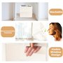Dachiy Lot De 2 Boîte Rangement Vêtement, Avec Fenêtre Transparente, Boite Rangement Vetement, Boîte De Rangement Pliable, Pour 