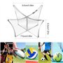 UKOFEW Support Balle en Acrylique 2 Pièces Support Présentoir Balle，Support Ballon Rugby pour Football Volleyball Rugby Ball Mai