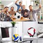 UKOFEW Support Balle en Acrylique 2 Pièces Support Présentoir Balle，Support Ballon Rugby pour Football Volleyball Rugby Ball Mai