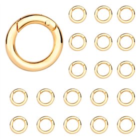 20 Pièces Rond Mousqueton