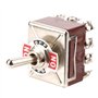 Interrupteur à Bascule 15A/250VAC 10A/380VAC Interrupteur à Bascule on-Off-on 4PDT 3 Positions 12 Broches pour Voiture, Bateau, 